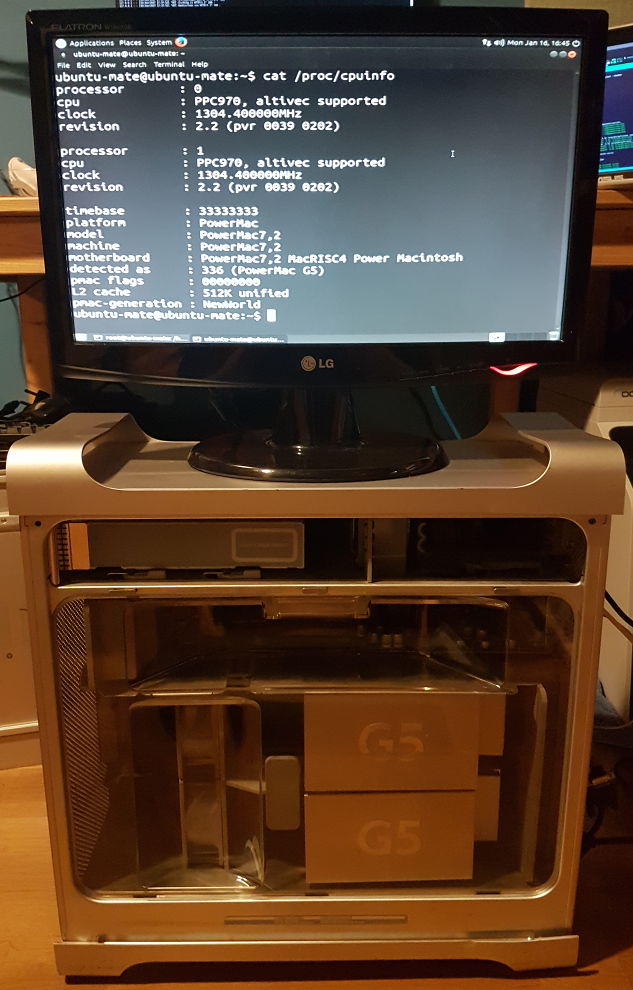 linux power mac g5